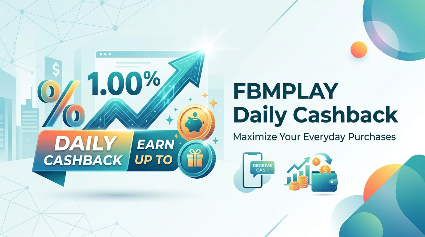 FBMPLAY Daily Cashback: Earn Up to 1.00%