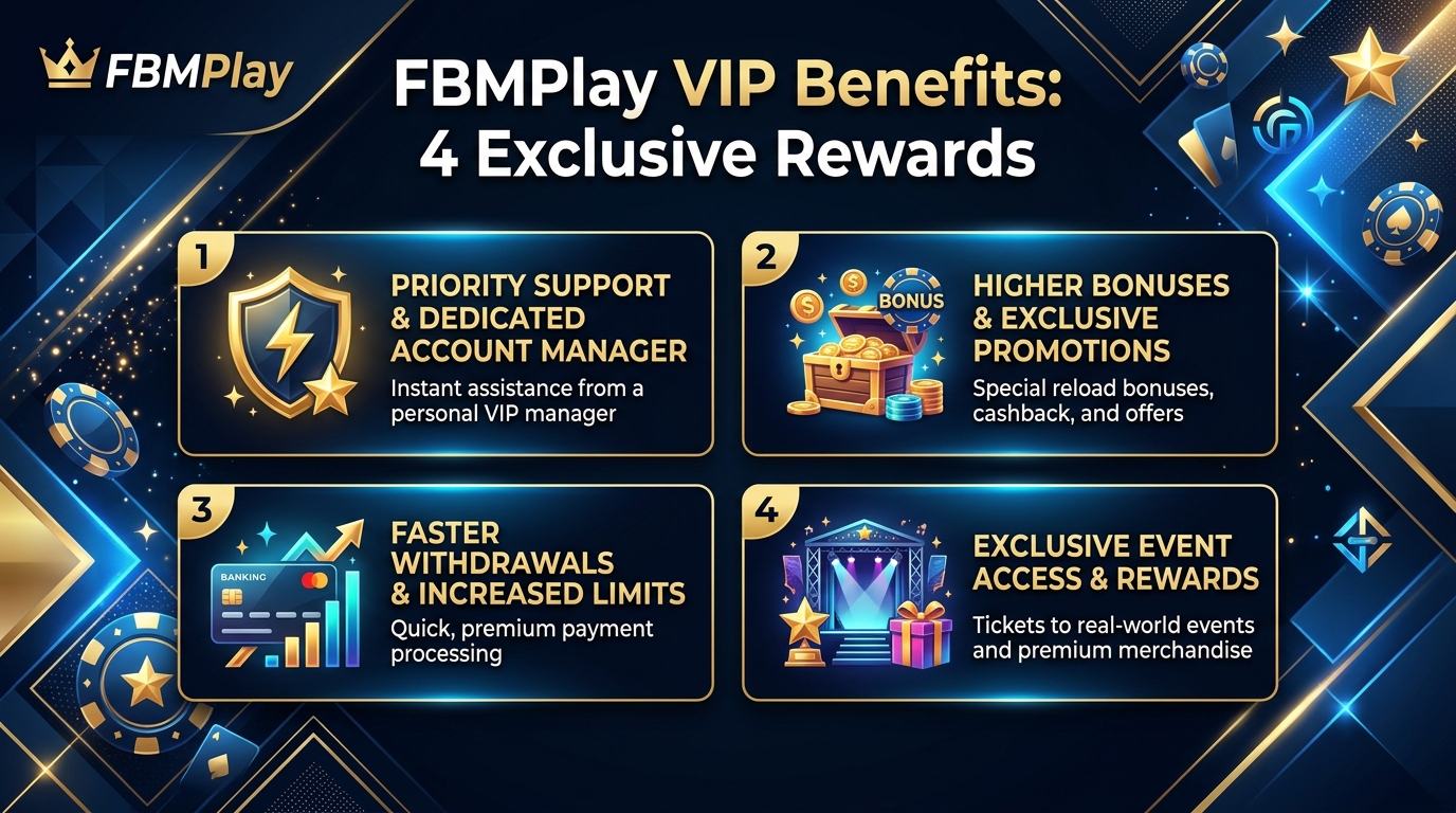 FBMPlay VIP Benefits: 4 Exclusive Rewards