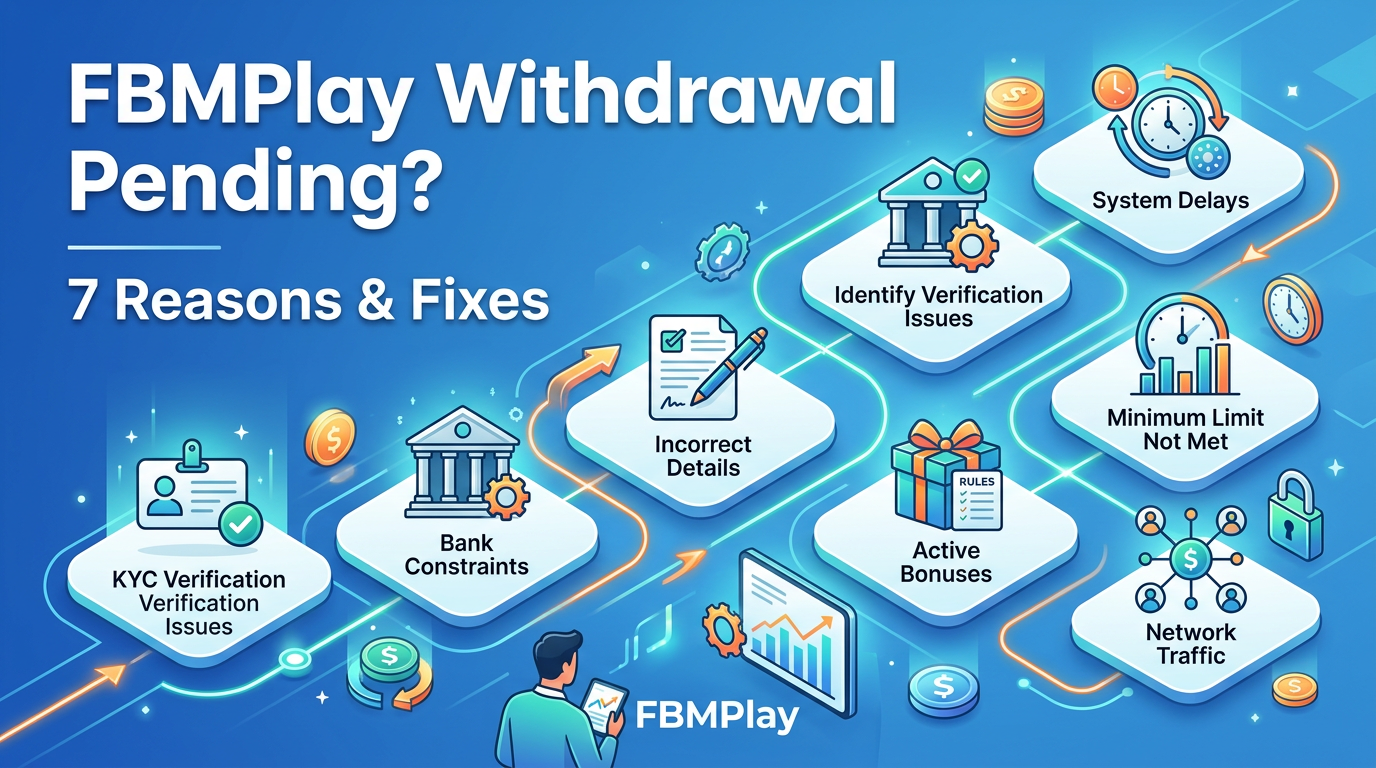 FBMPlay Withdrawal Pending? 7 Reasons and How to Fix It
