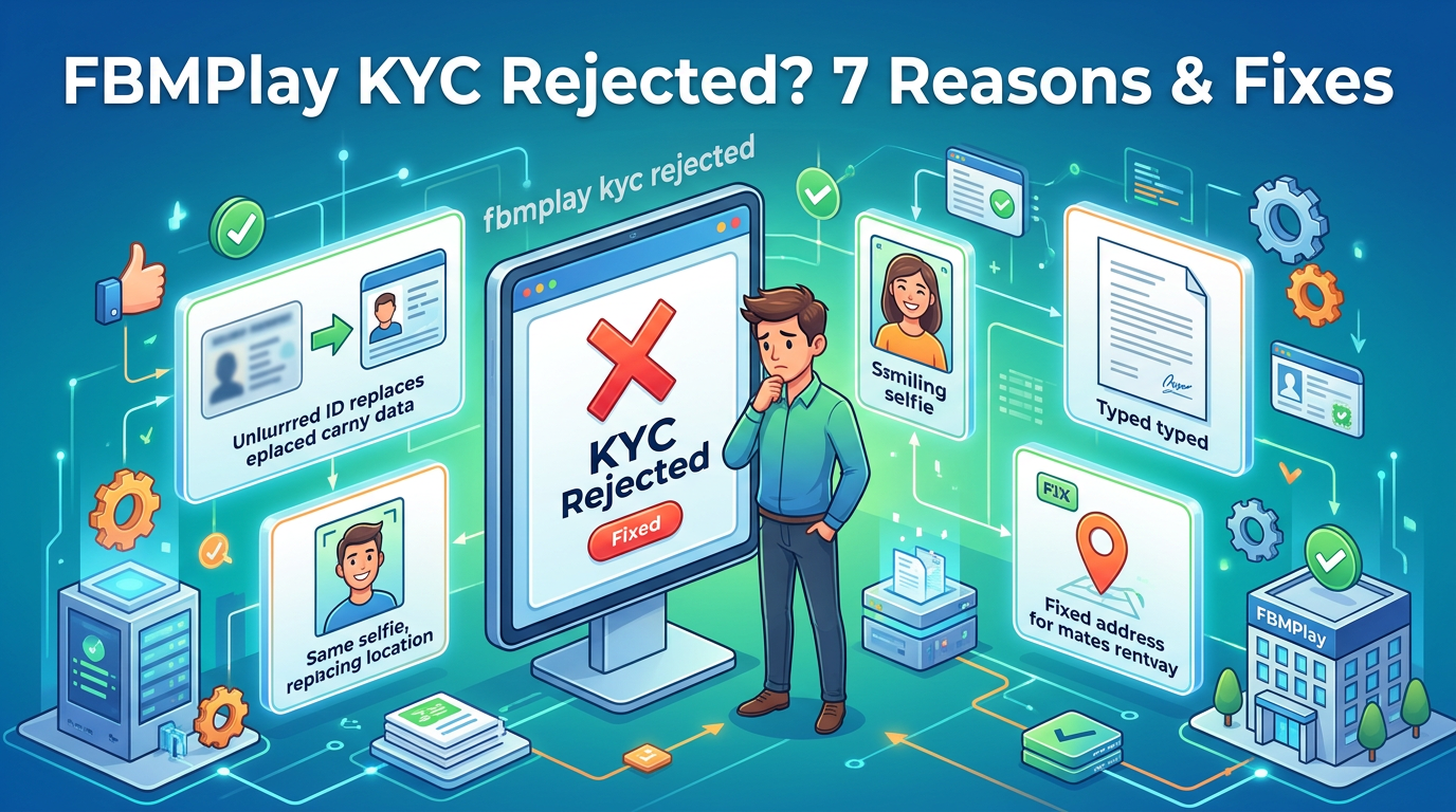 FBMPlay KYC Rejected? 7 Reasons & Fixes