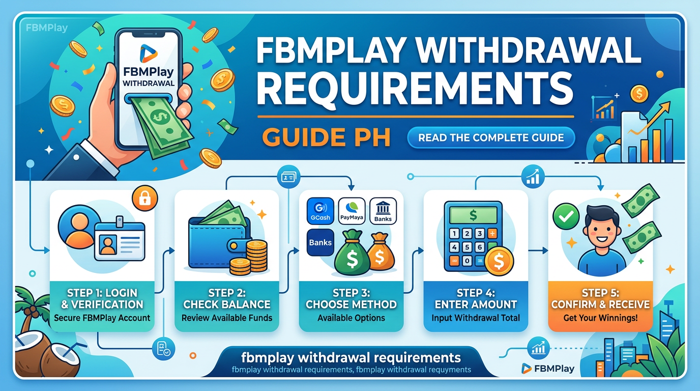 FBMPlay Withdrawal Requirements Guide PH