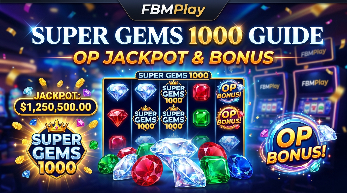 FBMPlay Super Gems 1000 Guide: OP Jackpot & Bonus