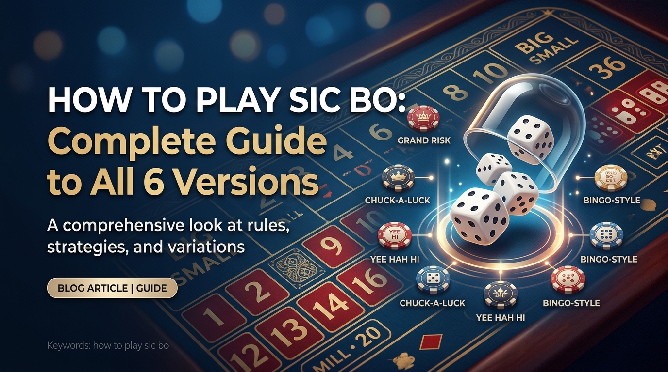 How to Play Sic Bo: Complete Guide to All 6 Versions